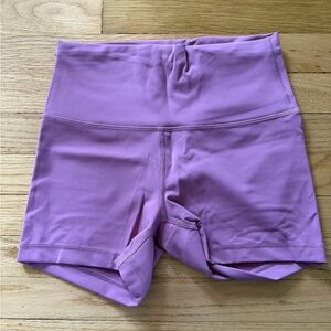 Lululemon Wunder Train High-Rise Short 4" Vintage Plum size 8
